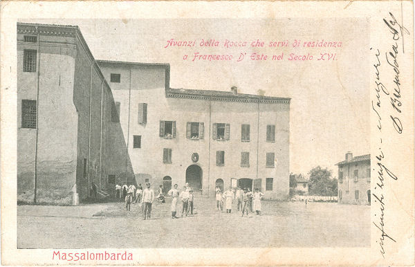 Massalombarda - Avanzi della Rocca 1914