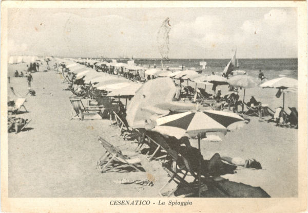 Cesenatico - la Spiaggia 1956