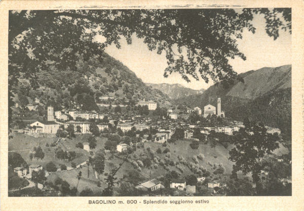 Bagolino - Panorama 1955