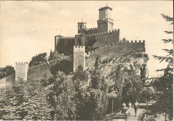 San Marino - la Rocca 1957