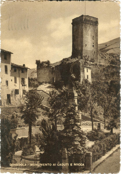 Dovadola - Rocca e Monumento ai Caduti 1953