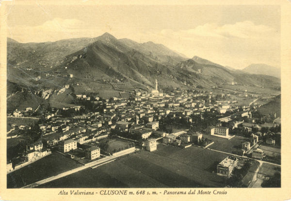 Clusone - Panorama 1953