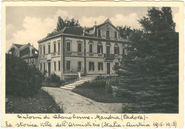 Abano Terme - Mandria Villa dell'Armistizio