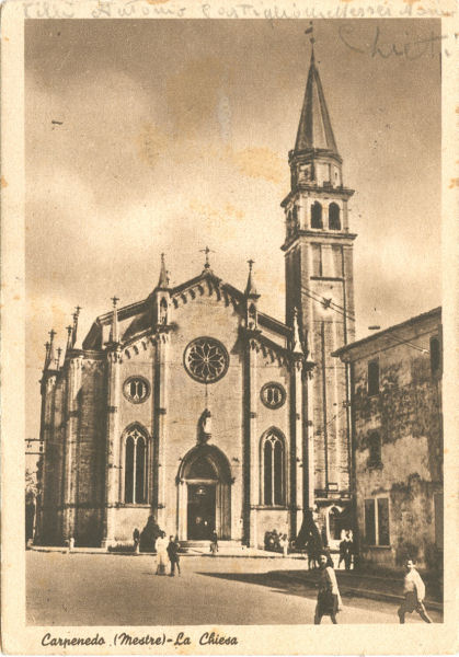 Carpenedo - la Chiesa 1942