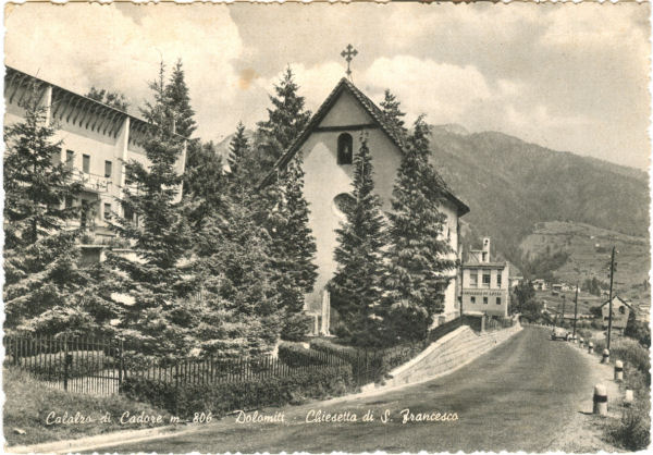 Calalzo di Cadore - Chiesetta S. Francesco 1962