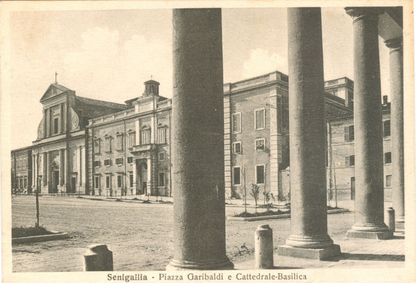 Senigallia - Cattedrale in Piazza Garibaldi 1938