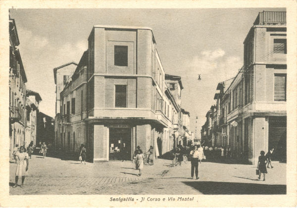 Senigallia - Corso e via Mastai 1957