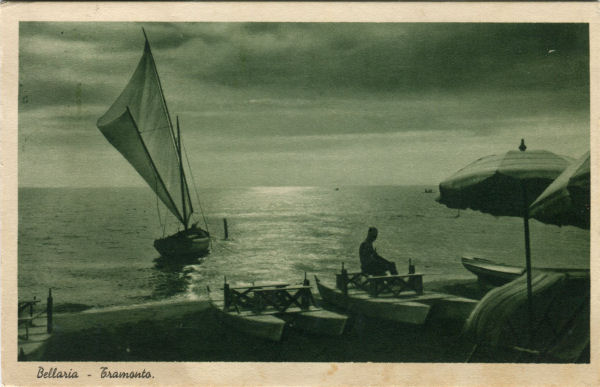 Bellaria - Tramonto sul mare 1936