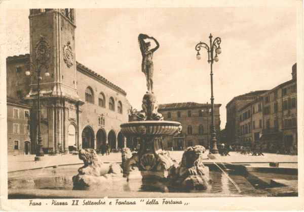 Fano - Piazza XX Settembre 1938