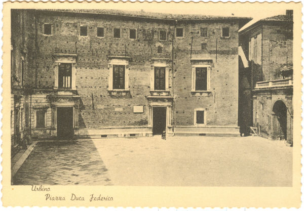 Urbino - Piazza Duca Federico 1951