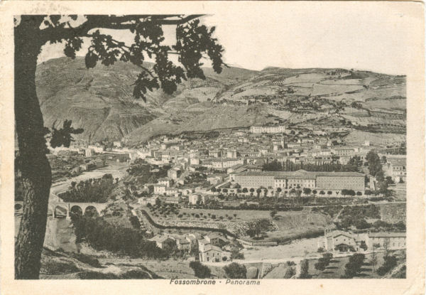 Fossombrone - Panorama 1950
