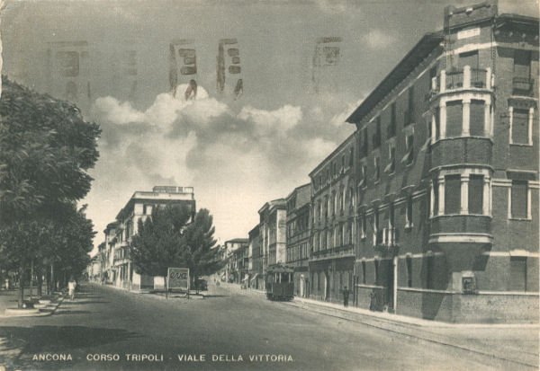 Ancona - Corso Tripoli e Viale della Vittoria 1941