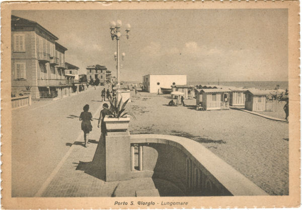 Porto San Giorgio - Lungomare 1948