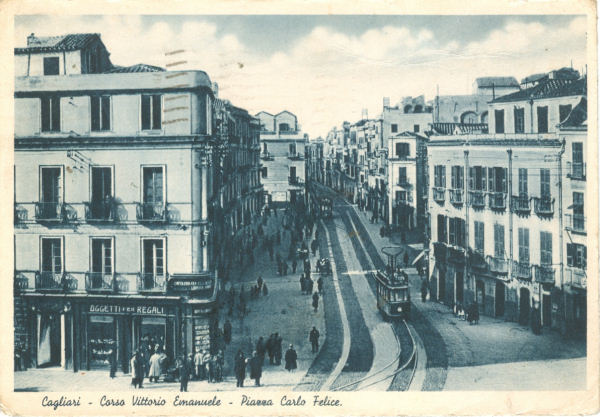 Cagliari - Corso Vittorio Emanuele 1936