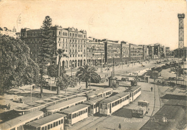 Cagliari - via Roma 1952