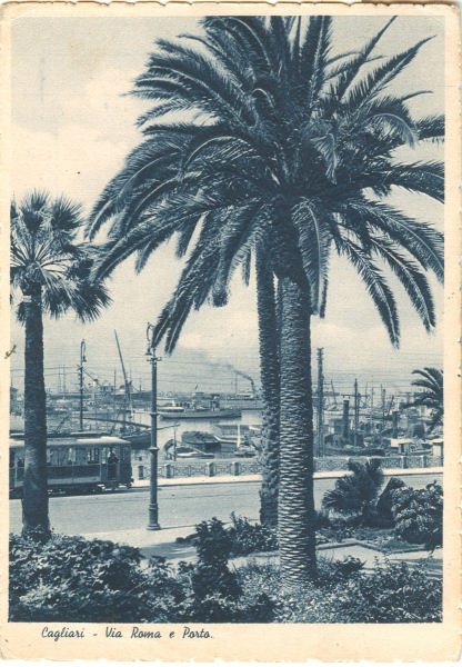 Cagliari - via Roma e Porto 1941