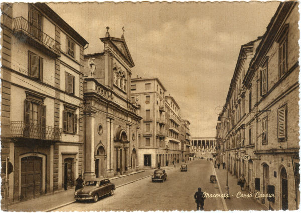 Macerata - corso Cavour 1957