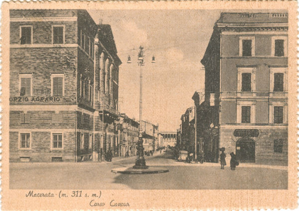 Macerata - corso Cavour 1938