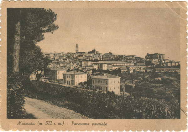 Macerata - Panorama 1950
