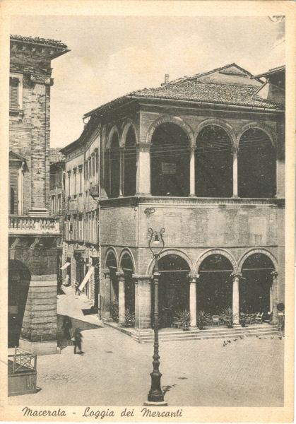 Macerata - Loggia dei Mercanti 1939