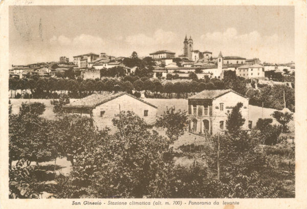 San Ginesio - Panorama 1954