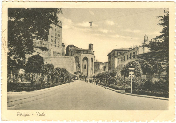 Perugia - il Viale 1949