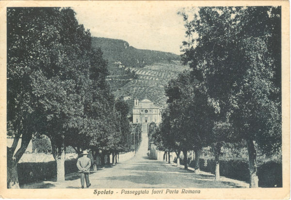 Spoleto - Passeggiata Colle dei Cappuccini 1936