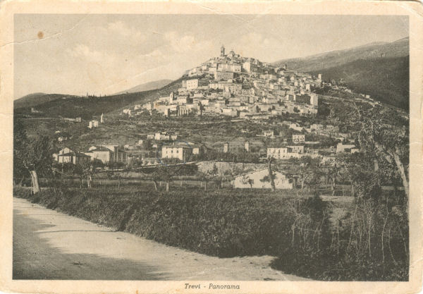 Trevi - Panorama 1956