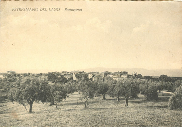 Petrignano del Lago - Panorama 1956