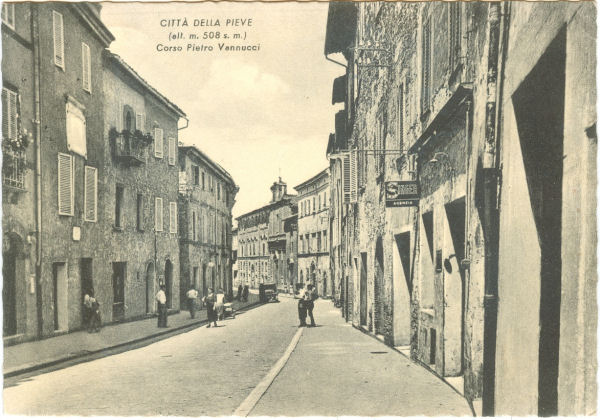 Citt della Pieve - Corso Vannucci 1955