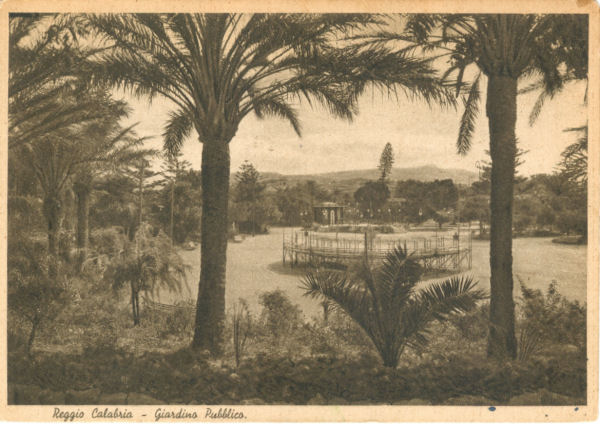 Reggio Calabria - Giardino Pubblico 1942