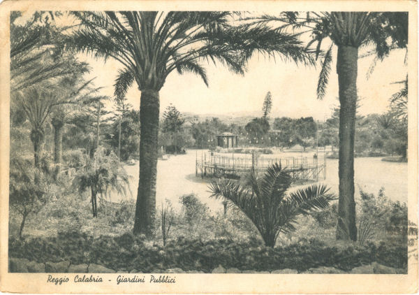Reggio Calabria - Giardini Pubblici 1938