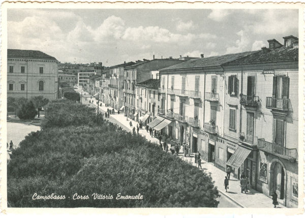 Campobasso - Corso Vittorio Emanuele 1961