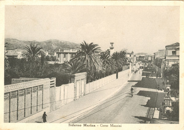 Siderno Marina - corso Mazzini 1947