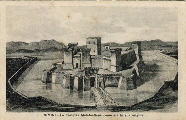 Rimini - la Fortezza Malatestiana 1935