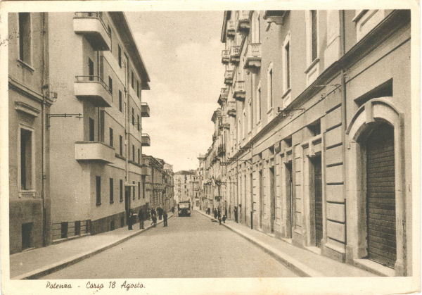 Potenza - Corso 18 Agosto del 1937