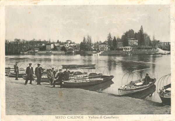 Sesto Calende - Veduta di Castellettto 1955