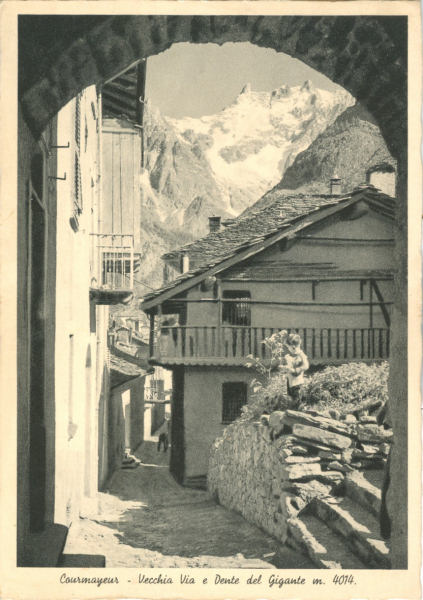 Courmayeur - Vecchia Via 1938