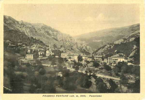 Frabosa Fontane - Panorama 1955