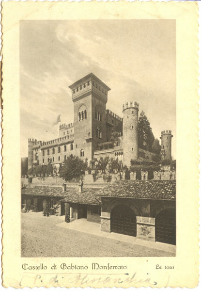 Gabiano Monferrato - il Castello 1940