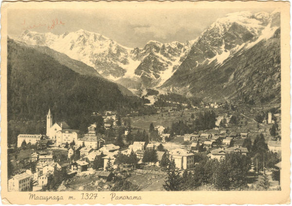 Macugnaga - Panorama 1939