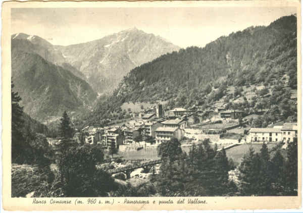 Ronco Canavese - Panorama 1937