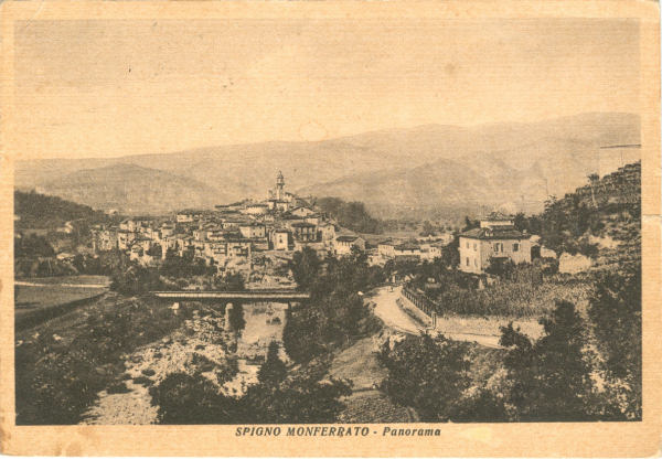 Spigno Monferrato - Panorama 1951