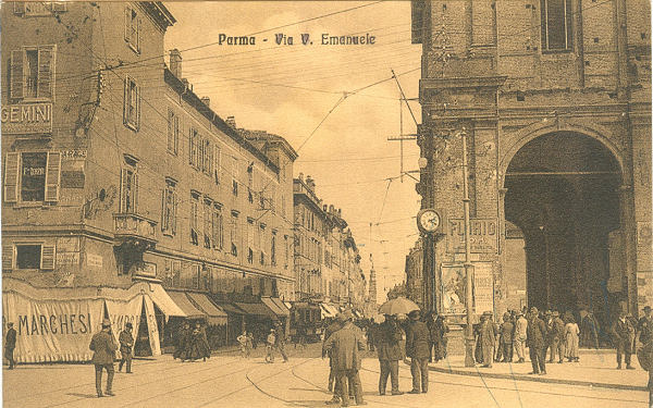 Parma - via Vittorio Emanuele 1915