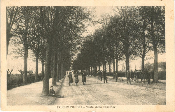 Forlimpopoli - viale della Stazione 1929