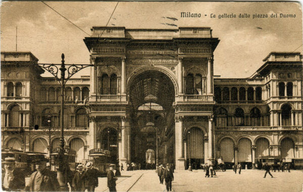 Milano - Galleria Piazza del Duomo 1924