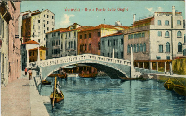 Venezia - Rio e Ponte delle Guglie 1924