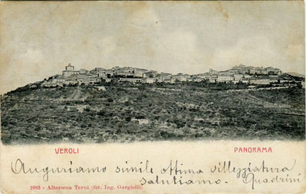 Veroli - Panorama 1903