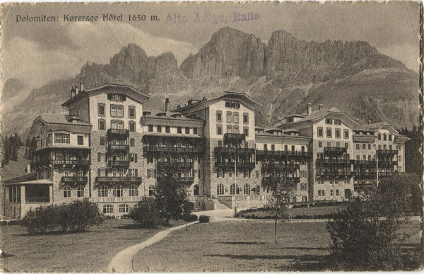 Nova Levante - Grand Hotel Carezza sul Lago 1911