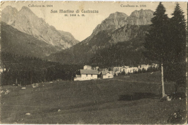 San Martino di Castrozza - Panorama 1928